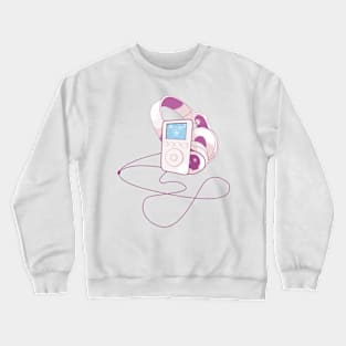 Music collector (pink) Crewneck Sweatshirt